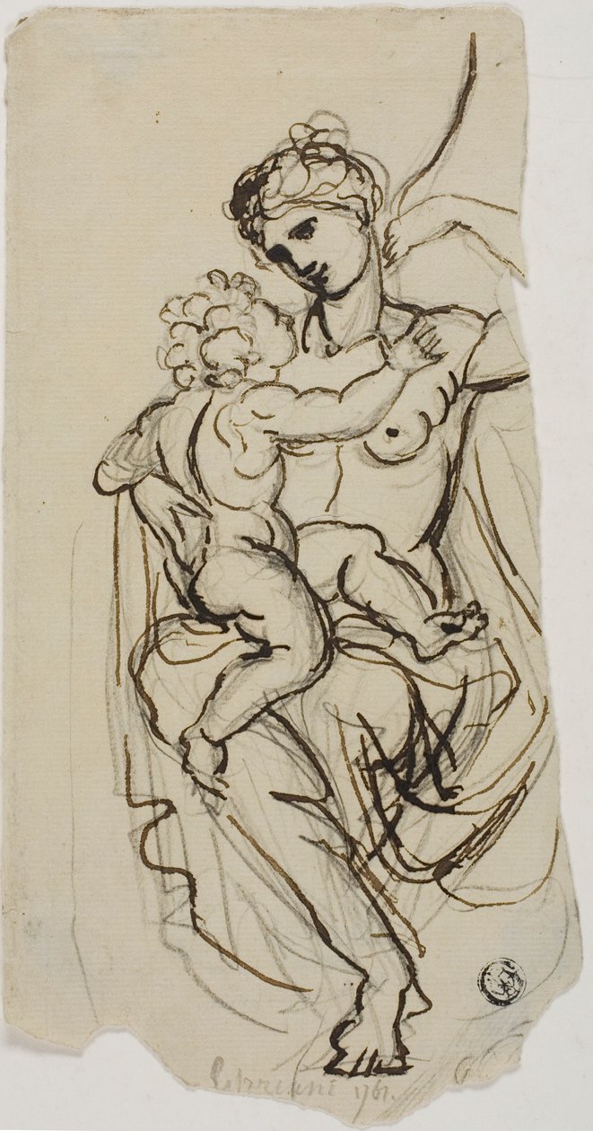 Venuše a Amor od Giovanni Battista Cipriani