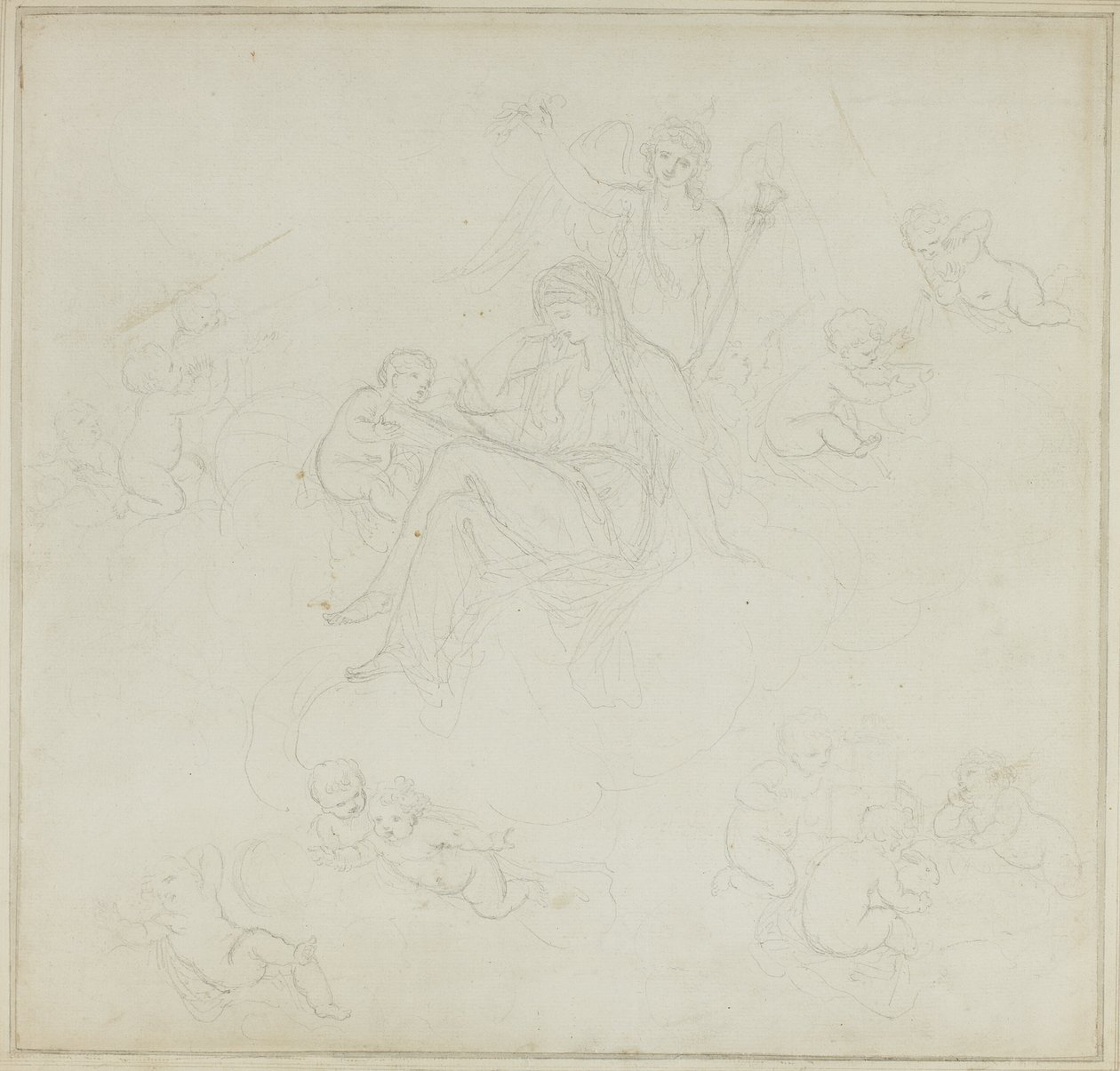 Venuše s Putti od Giovanni Battista Cipriani