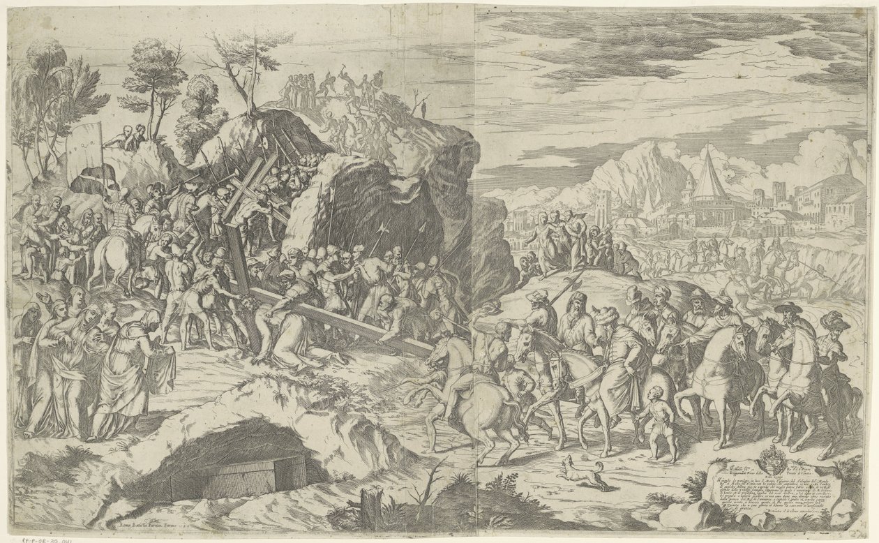Kristus podléhá tíze kříže od Giovanni Battista Fontana