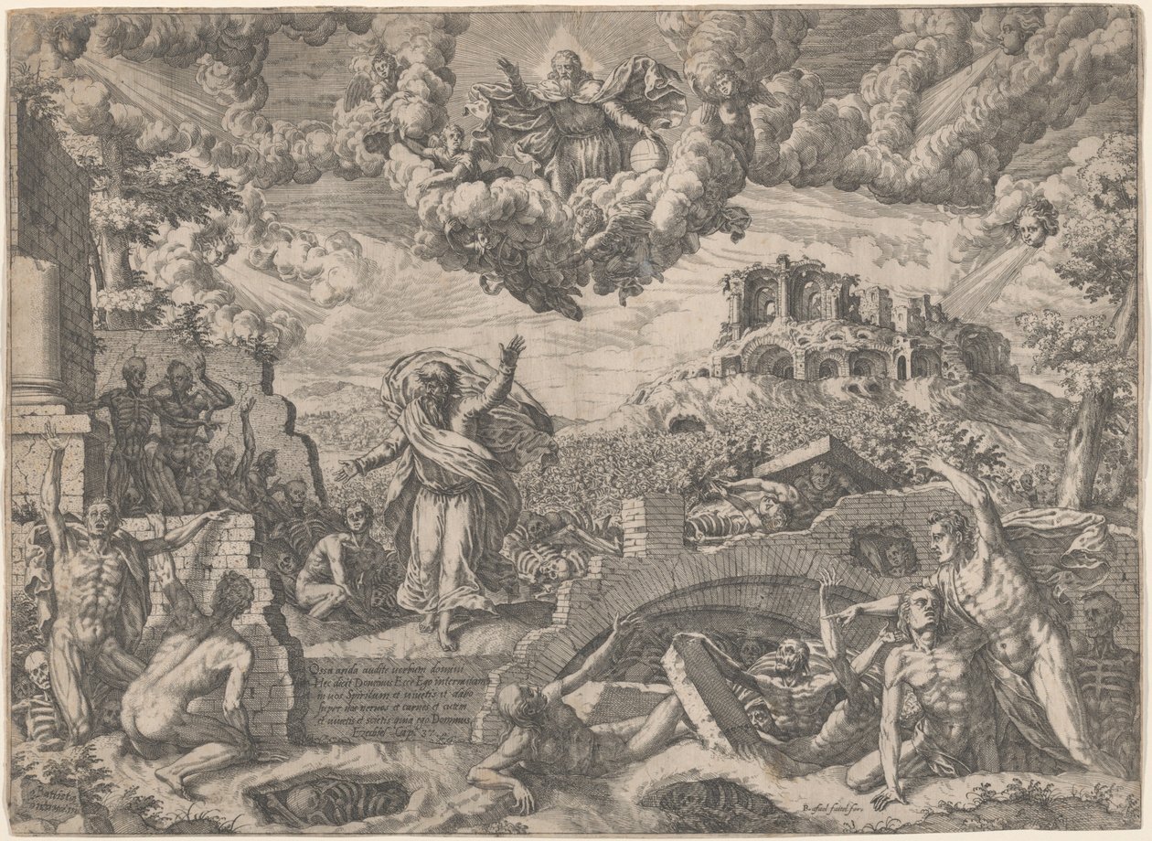 Ezechielova vize od Giovanni Battista Fontana
