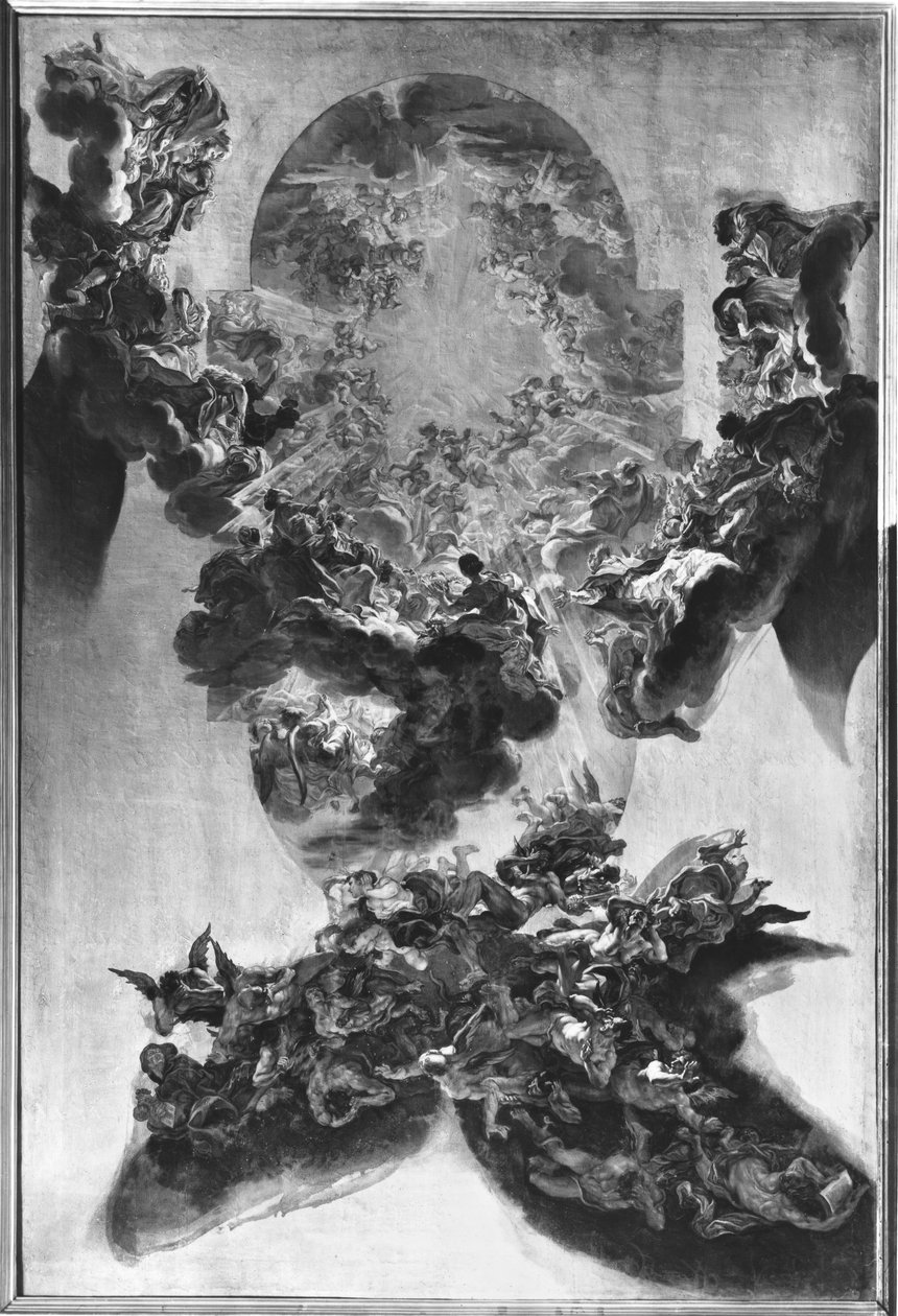 Triumf ve jménu Ježíše od Giovanni Battista Gaulli
