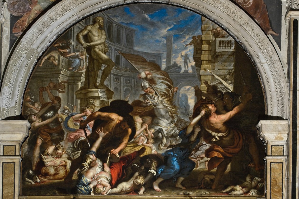 Masakr nevinných, c.1690-91 od Giovanni Battista Merano