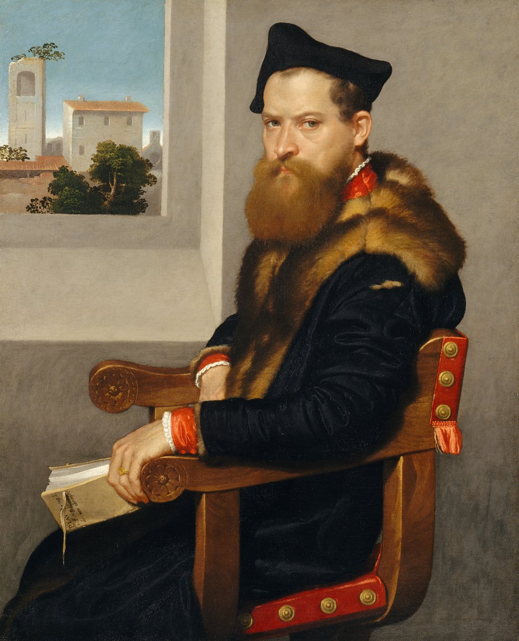 Bartolomeo Bonghi zemřel roku 1584, krátce po roce 1553. od Giovanni Battista Moroni