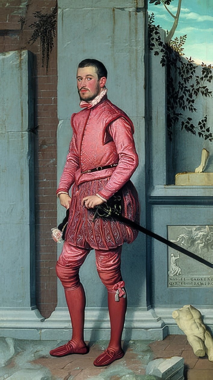 Gian Gerolamo Grumelli. Um 1560 od Giovanni Battista Moroni