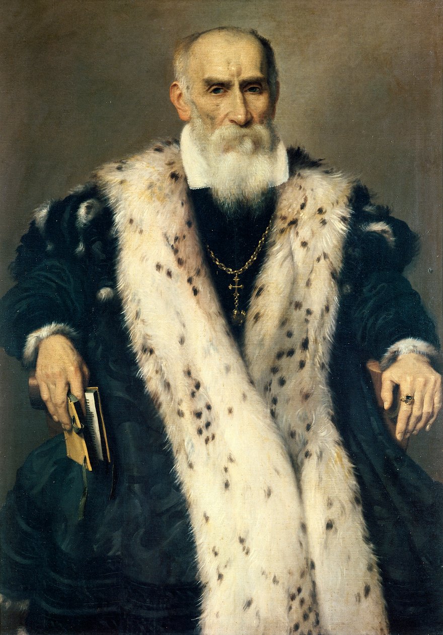 Portrét Giana Gerolama Albaniho, od Giovanniho Battisty Moroniho (asi 1525-1578), olej na plátně od Giovanni Battista Moroni