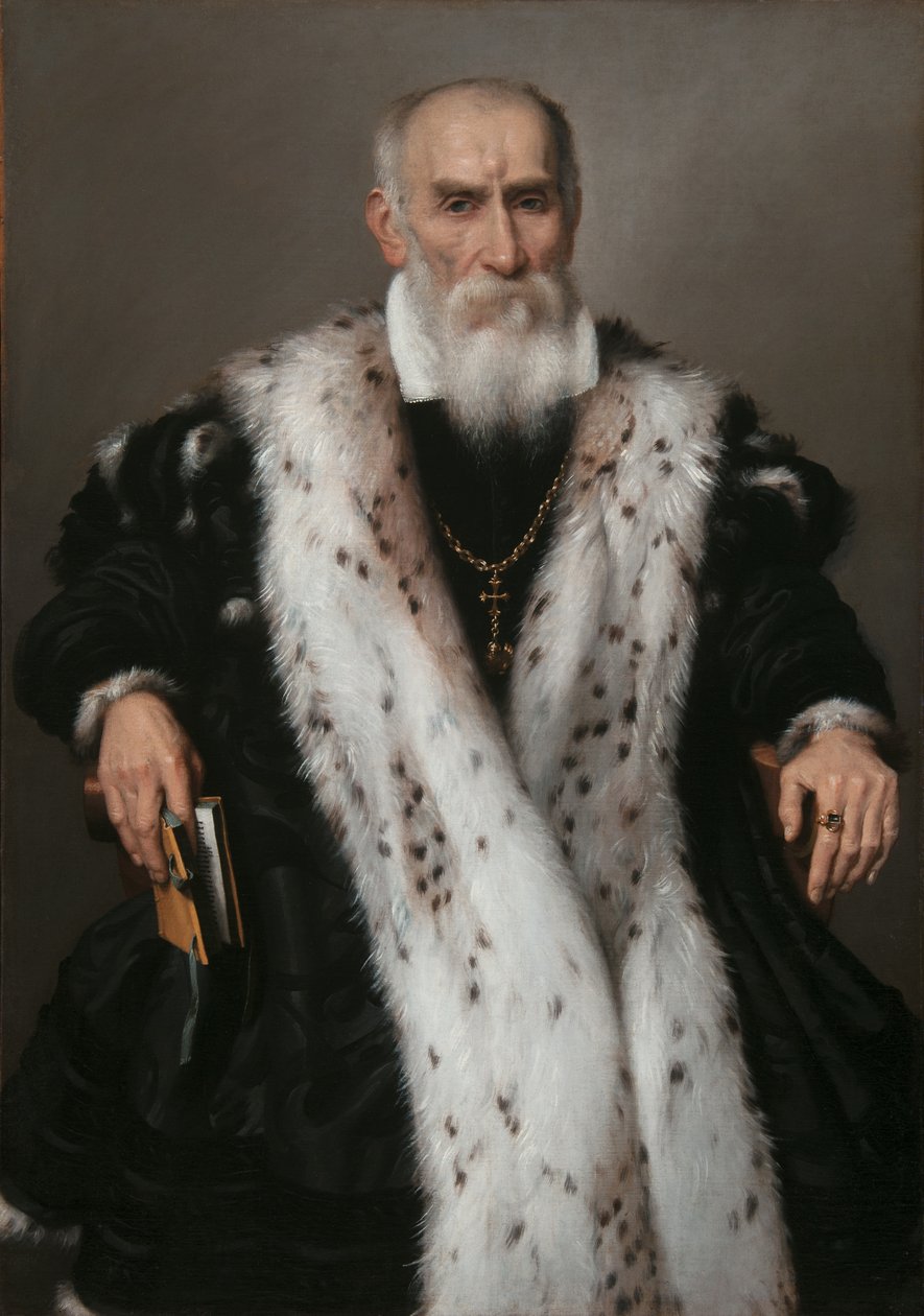 Portrét Gian Girolamo Albani 1504-1591, 1573. od Giovanni Battista Moroni