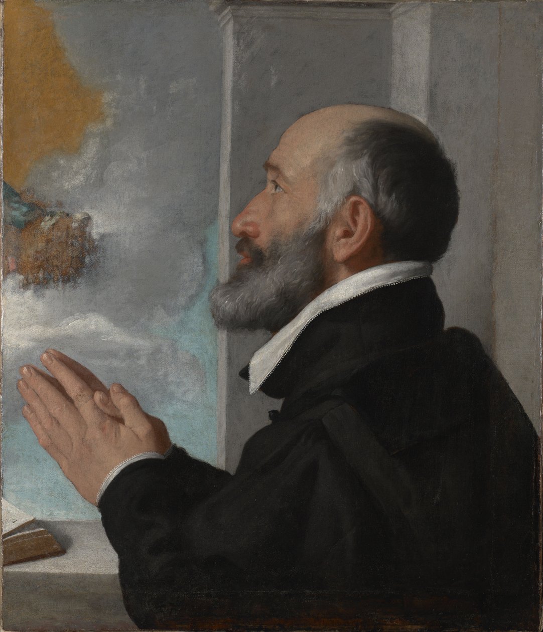 Portrét donátora od Giovanni Battista Moroni