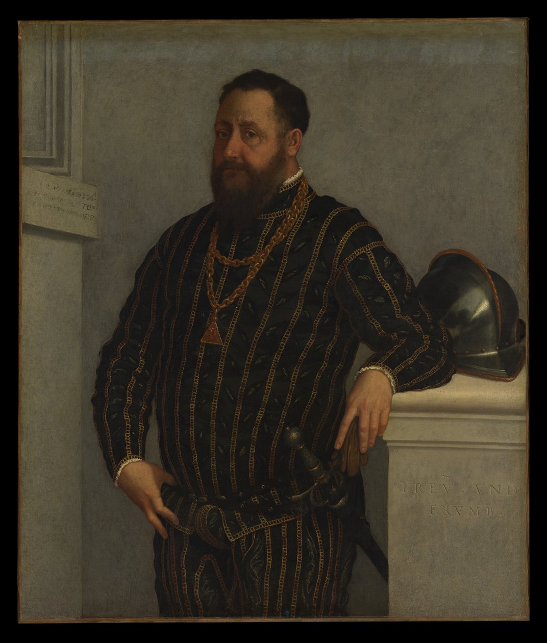 Portrét muže od Giovanni Battista Moroni