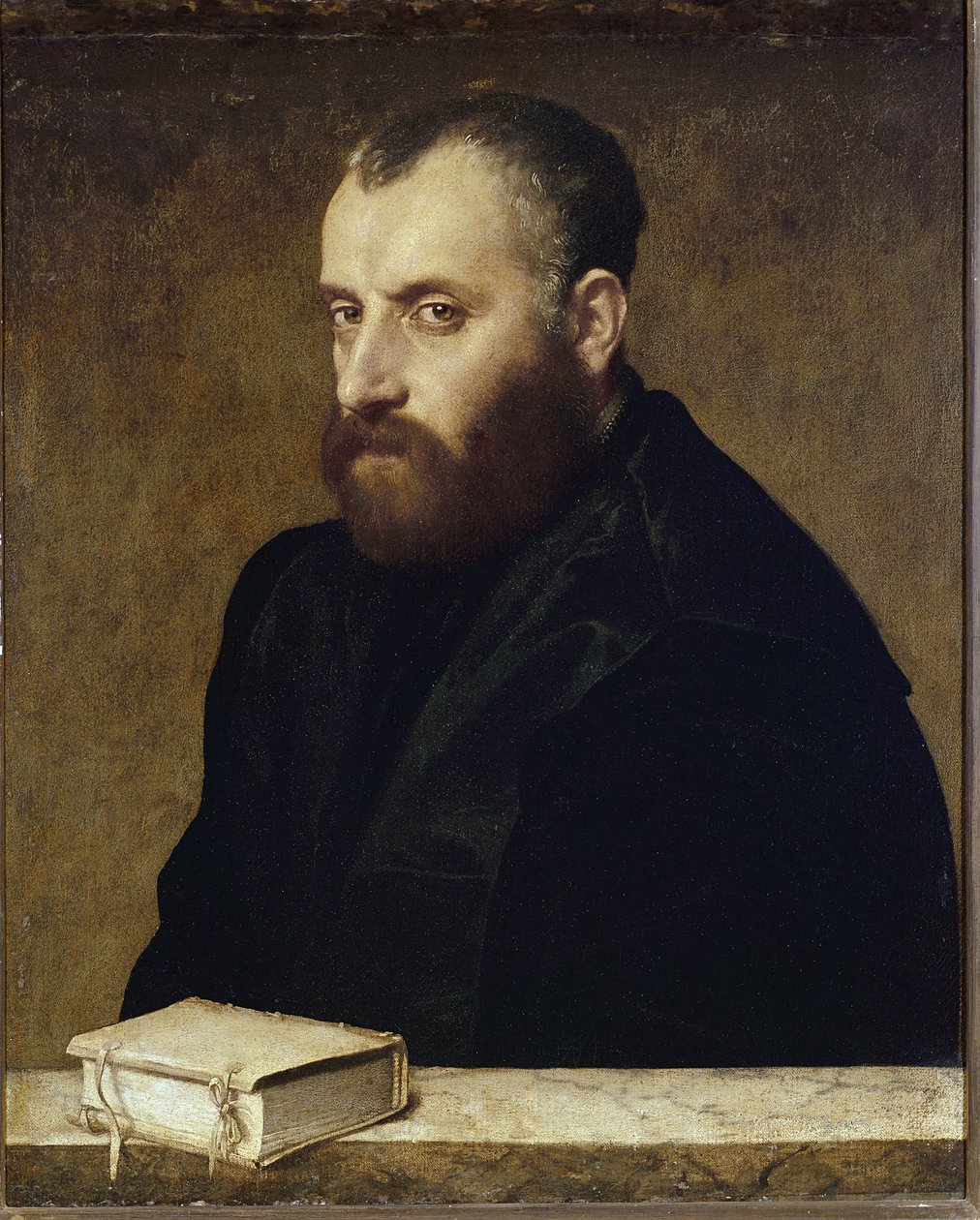Portrét učence (olej na plátně od Giovanni Battista Moroni
