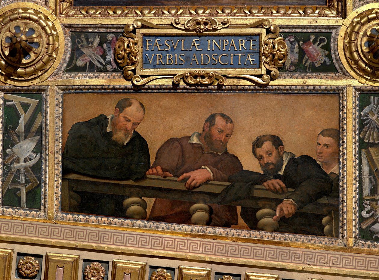 Portréty Vasariho spolupracovníků od Giovanni Battista Naldini