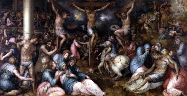 Vášeň, ze Salone delle Capriate (síň vazníků) (panel) od Giovanni Battista Naldini