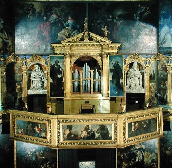 Pohled na varhany, 1615 od Giovanni Battista Novello