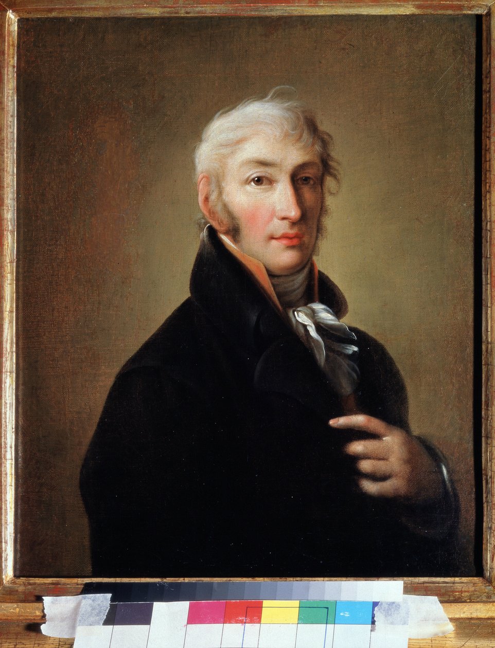 ""Portrét ruského spisovatele a historika Nikolaje Karamzina (1766-1826)"" Obraz Giovanni Battista Damon Ortolani (1750-cca 1810) 1805 A. Pushkin Memorial Museum Petrohrad od Giovanni Battista Ortolani Damon