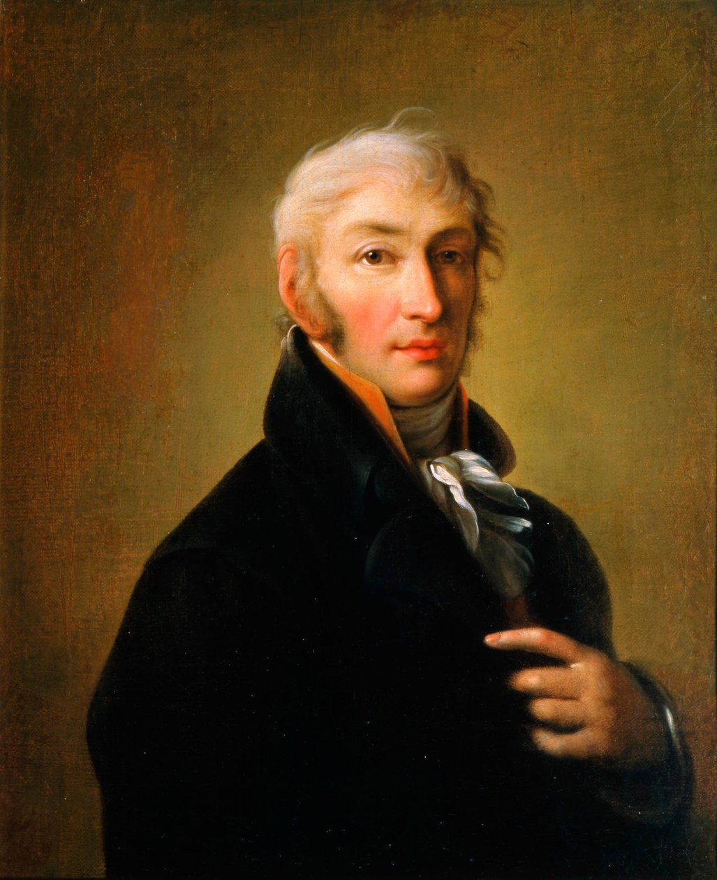 Portrét autora a historika Nikolay M Karamzin, 1805 od Giovanni Battista Ortolani Damon