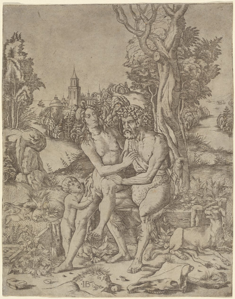 Rodina Faunů od Giovanni Battista Palumba