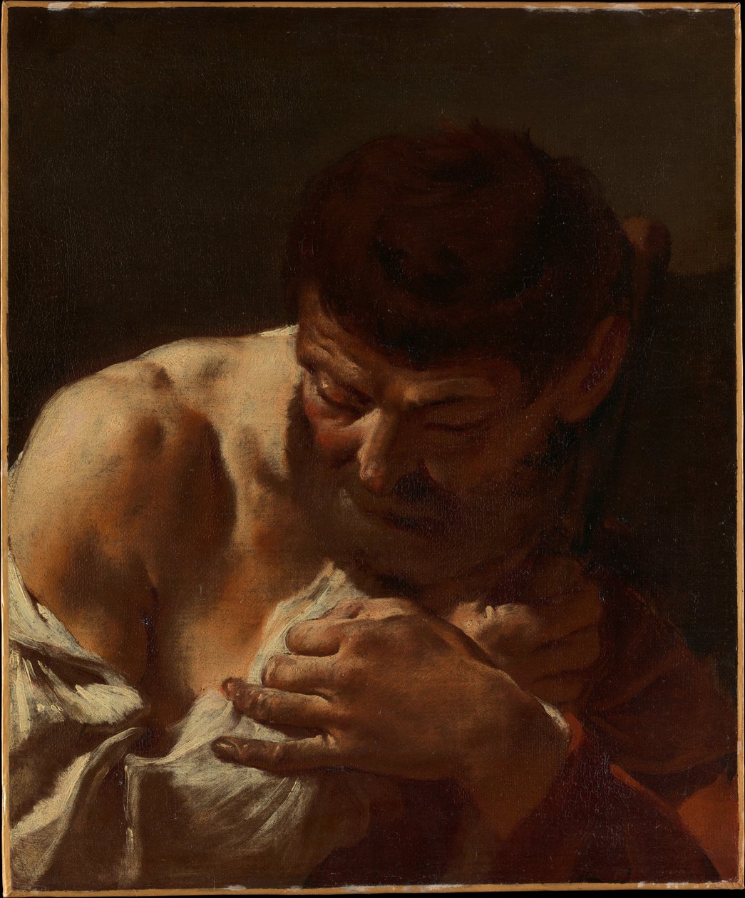 Busta muže (svatý Matouš) od Giovanni Battista Piazzetta