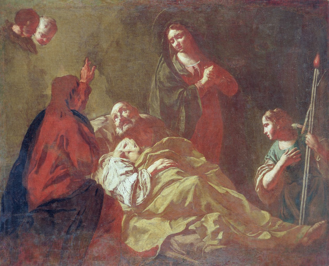 Smrt sv. Josefa kolem roku 1740 od Giovanni Battista Piazzetta