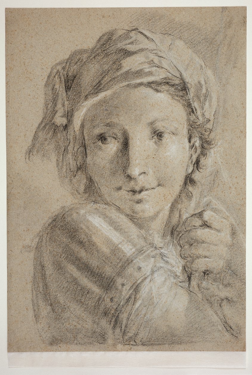 Hlava mladého vojáka od Giovanni Battista Piazzetta