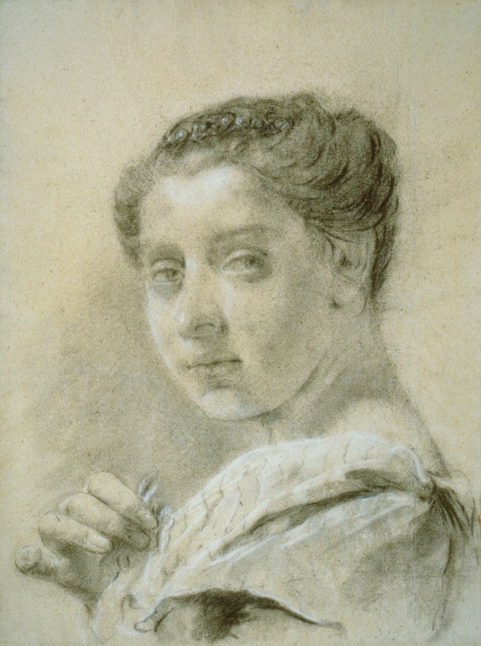 Portrét mladé ženy od Giovanni Battista Piazzetta