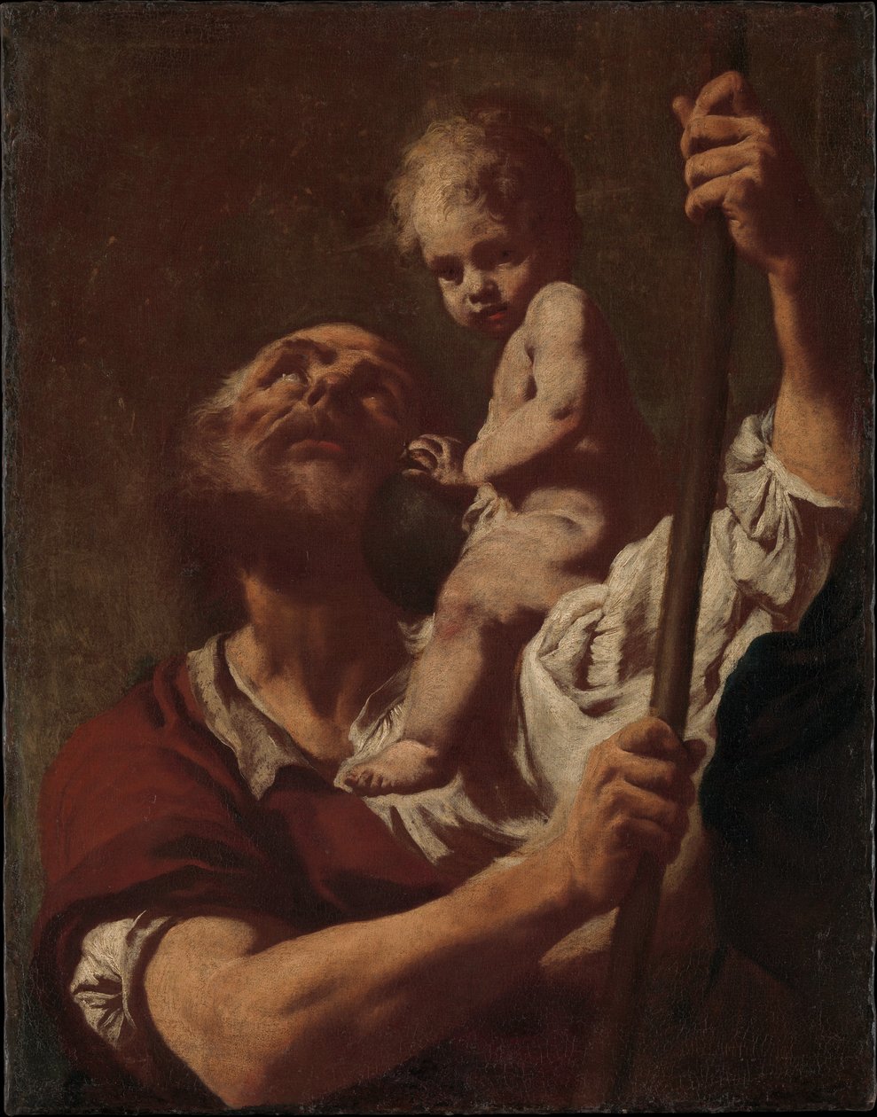 Svatý Kryštof nesoucí Ježíška od Giovanni Battista Piazzetta