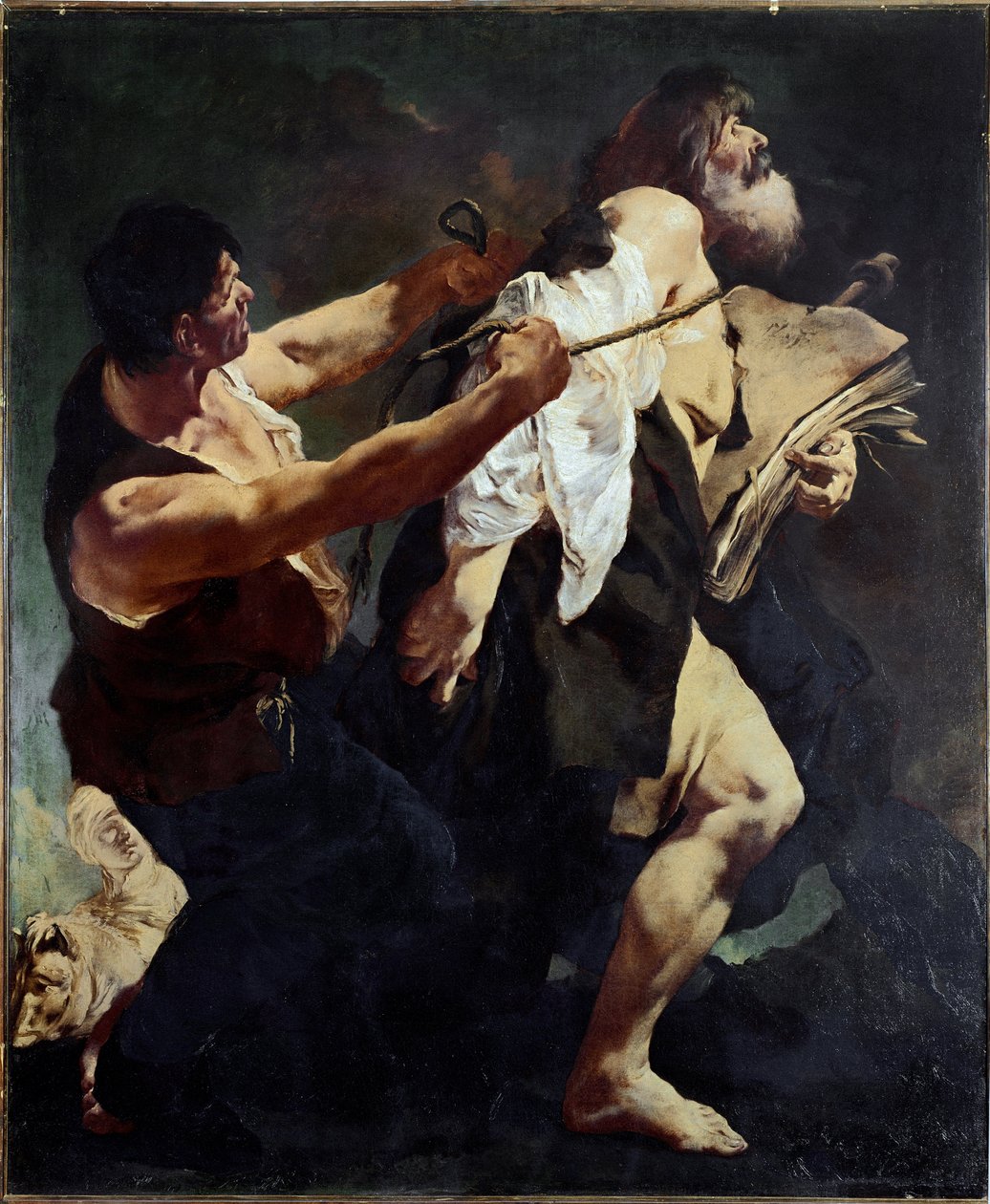 Saint James the Major is Train to the Martyr (olej na plátně od Giovanni Battista Piazzetta