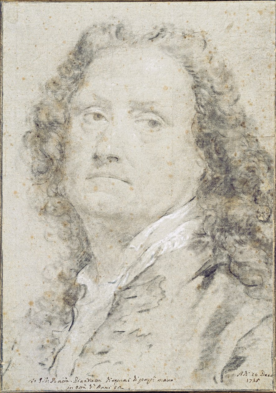 Autoportrét, 1735 od Giovanni Battista Piazzetta