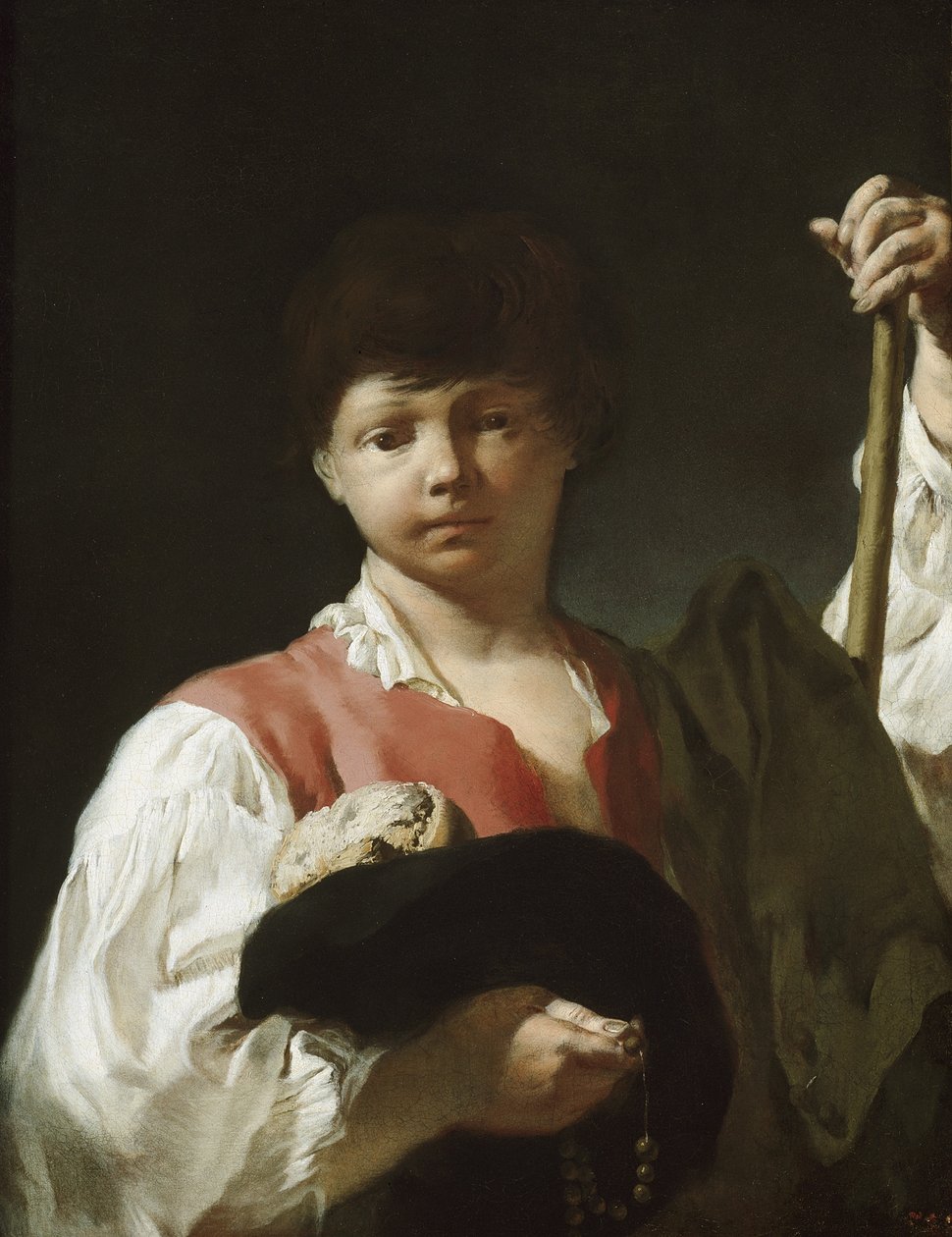 Žebrák aneb Mladý poutník, 1738-39 od Giovanni Battista Piazzetta