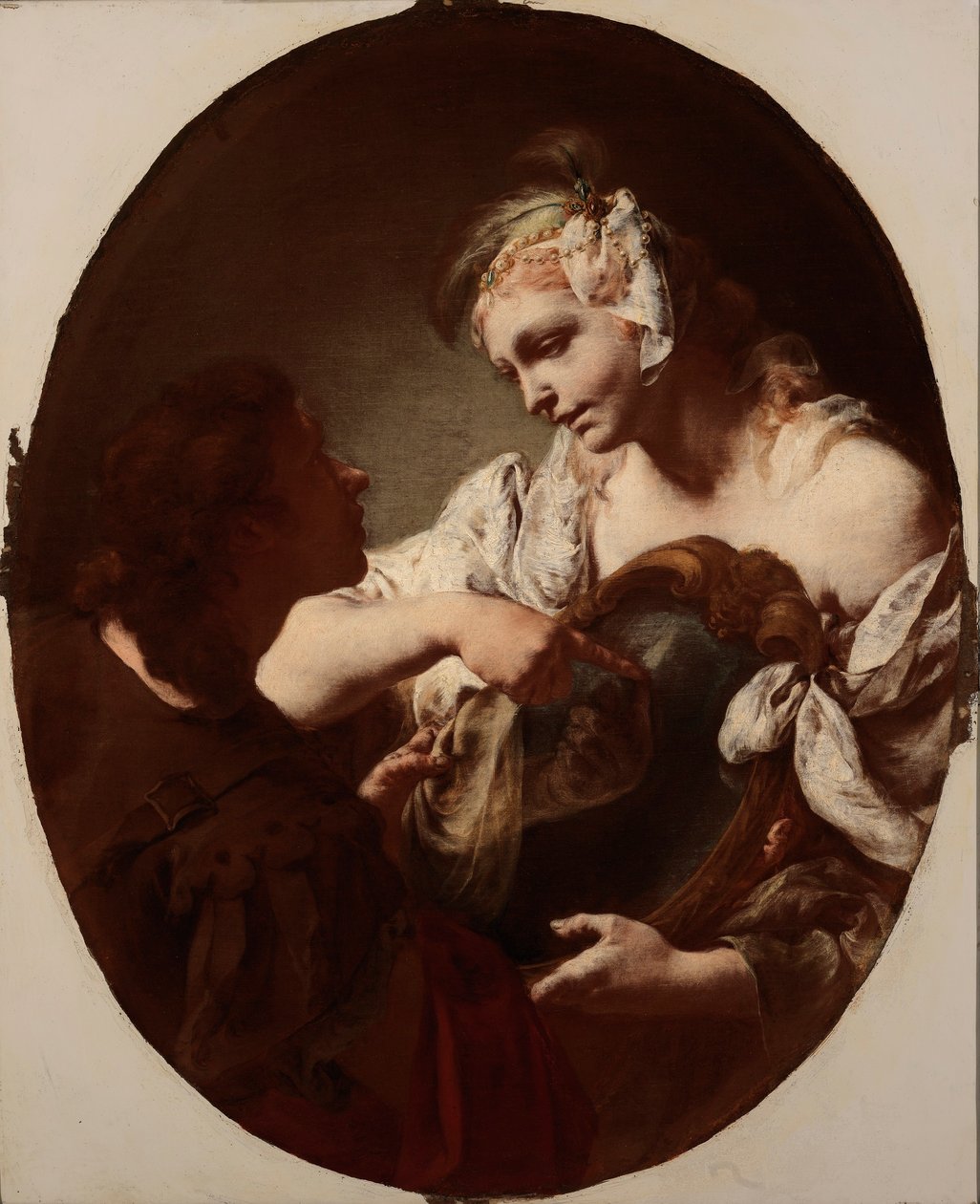 Kouzelné zrcadlo od Giovanni Battista Piazzetta
