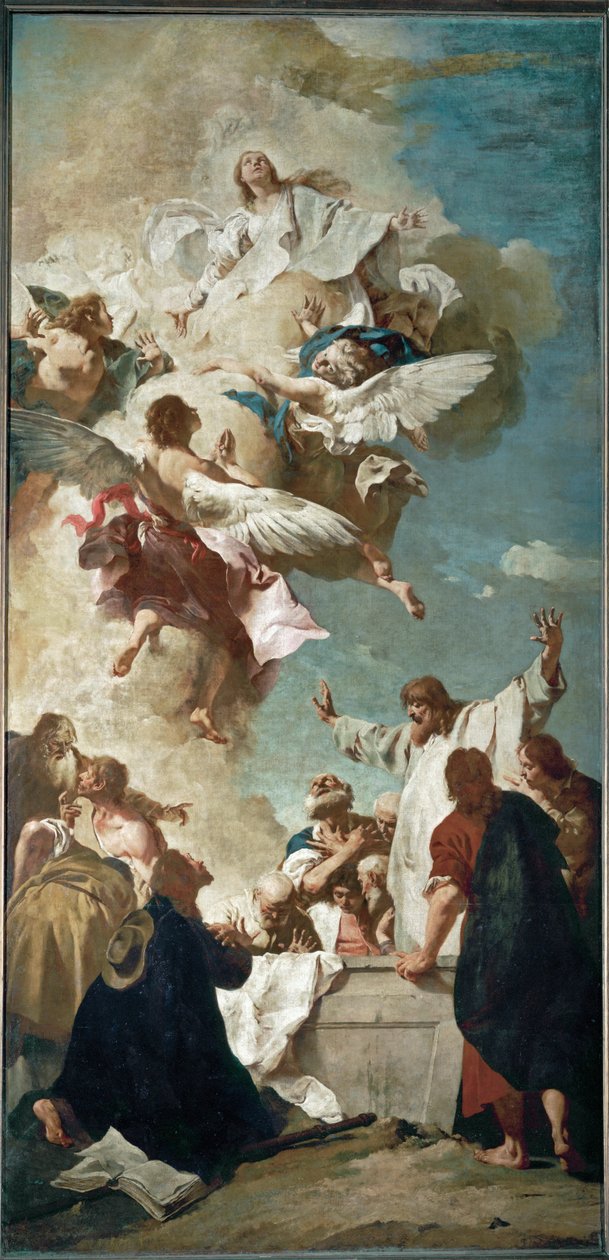 Předpoklad Panny Marie ... od Giovanni Battista Piazzetta