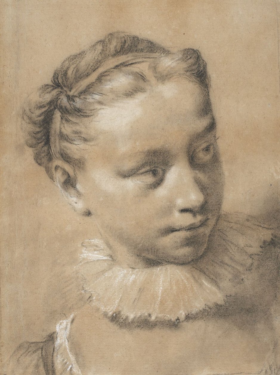 Mladá dívka v okruží od Giovanni Battista Piazzetta