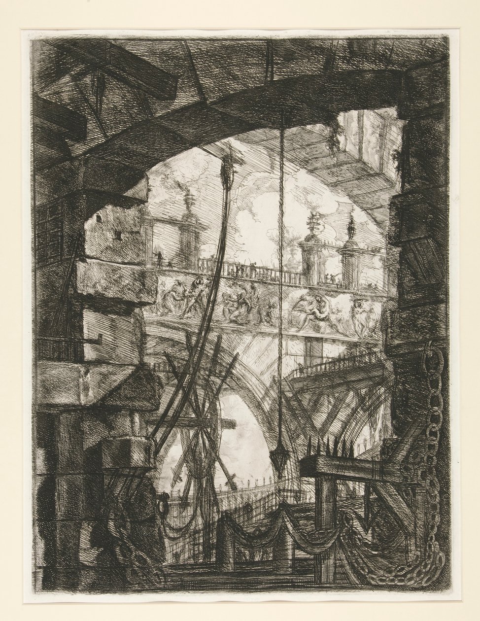 Vězení, IV: The Grand Piazza od Giovanni Battista Piranesi