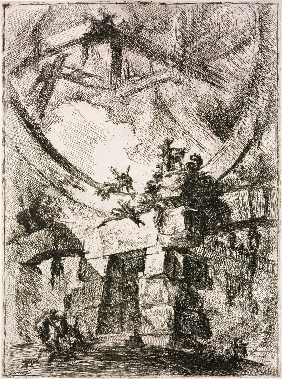 Ze série Imaginární vězení Le Carceri dInvenzione od Giovanni Battista Piranesi