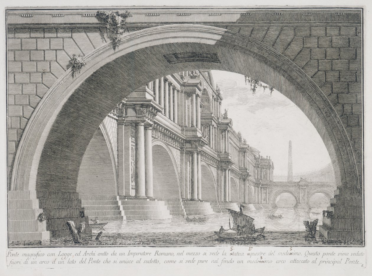 Síň v korintském řádu od Giovanni Battista Piranesi