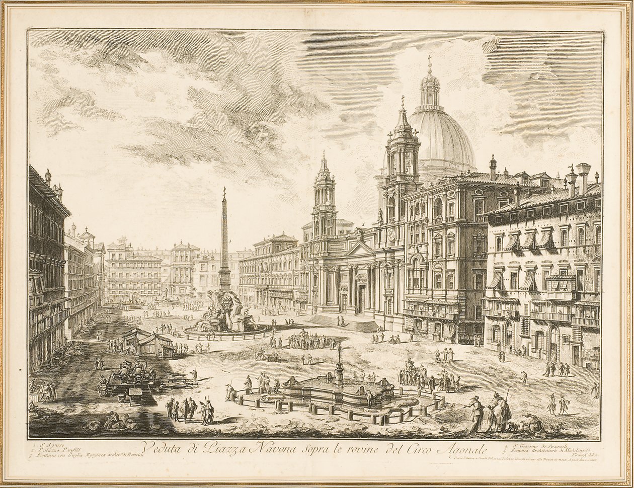 Piazza Navona, deska z 