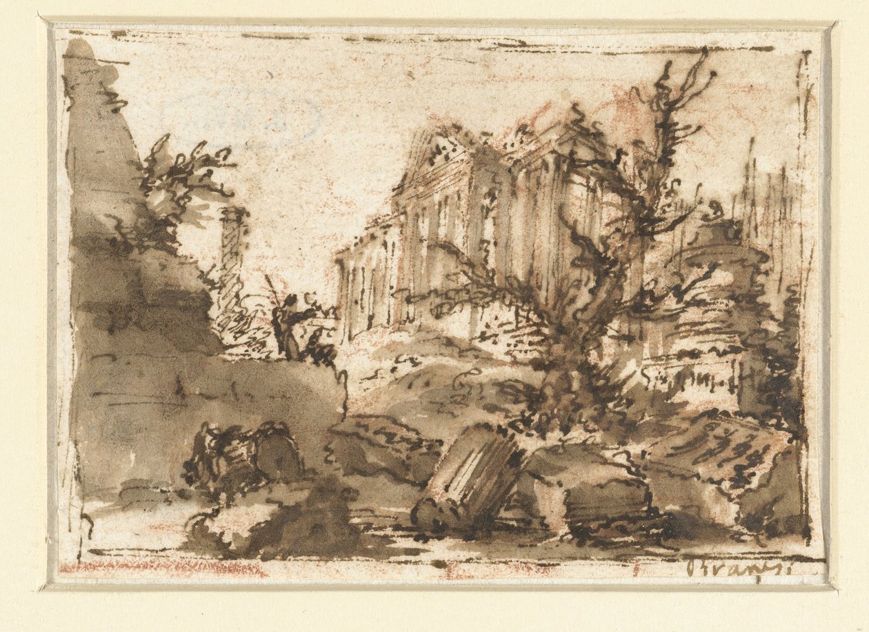 Římské ruiny od Giovanni Battista Piranesi