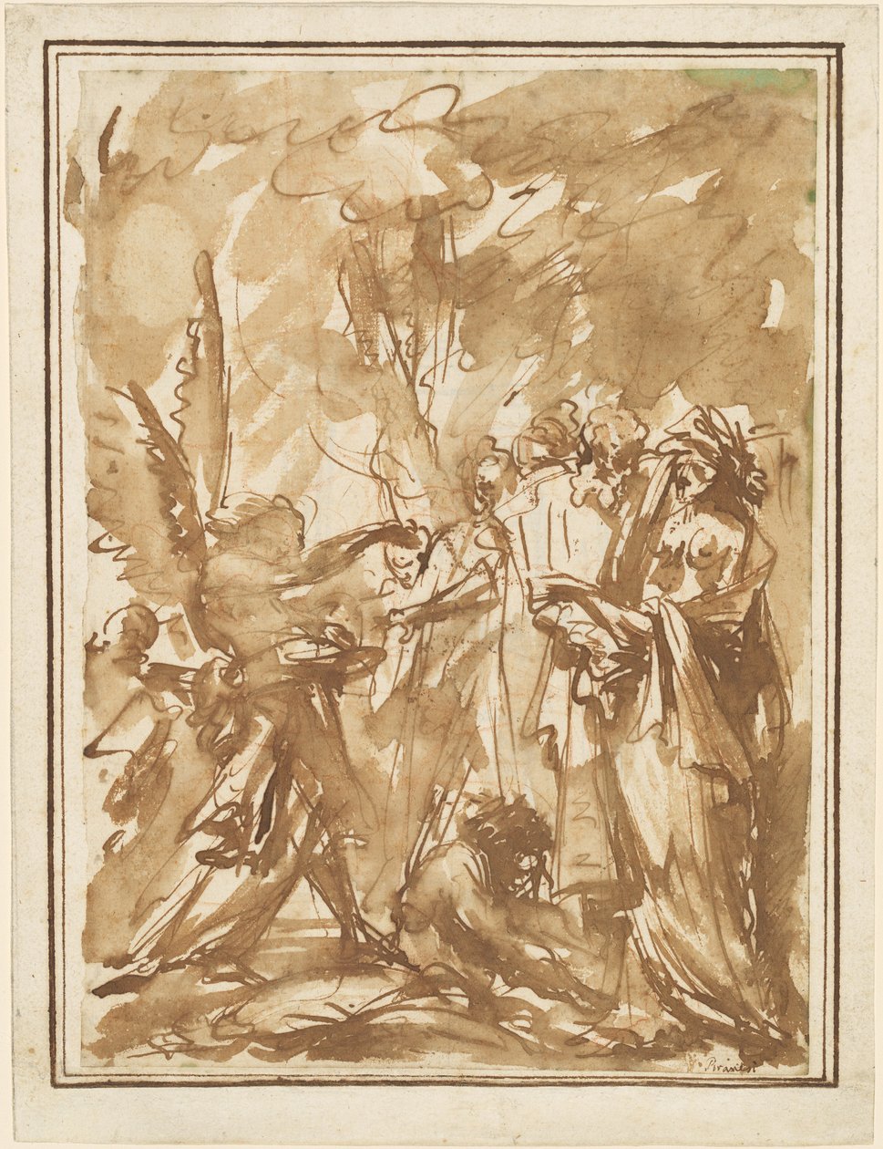 Scherzo se starožitnými figurami od Giovanni Battista Piranesi