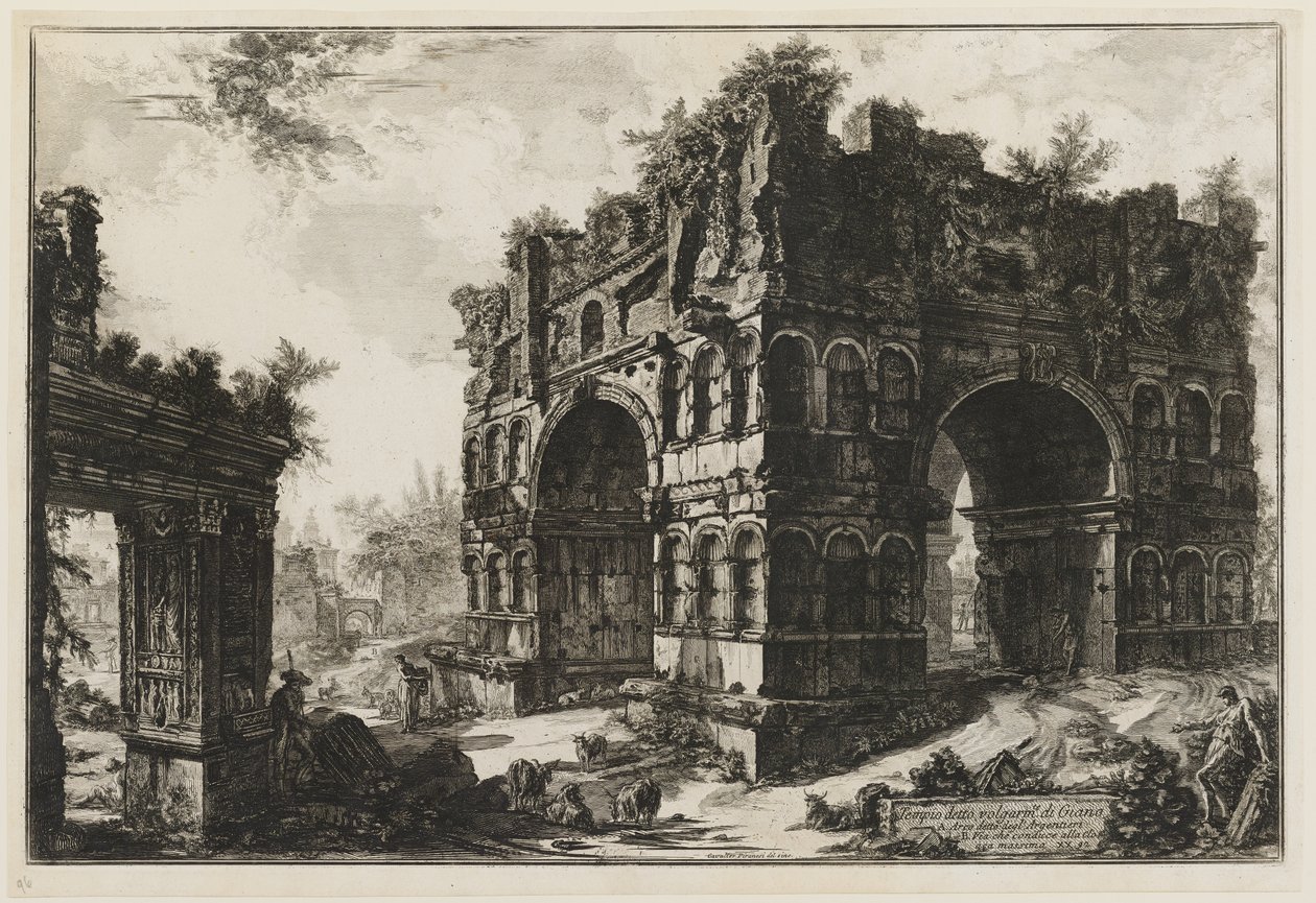 Janův chrám od Giovanni Battista Piranesi