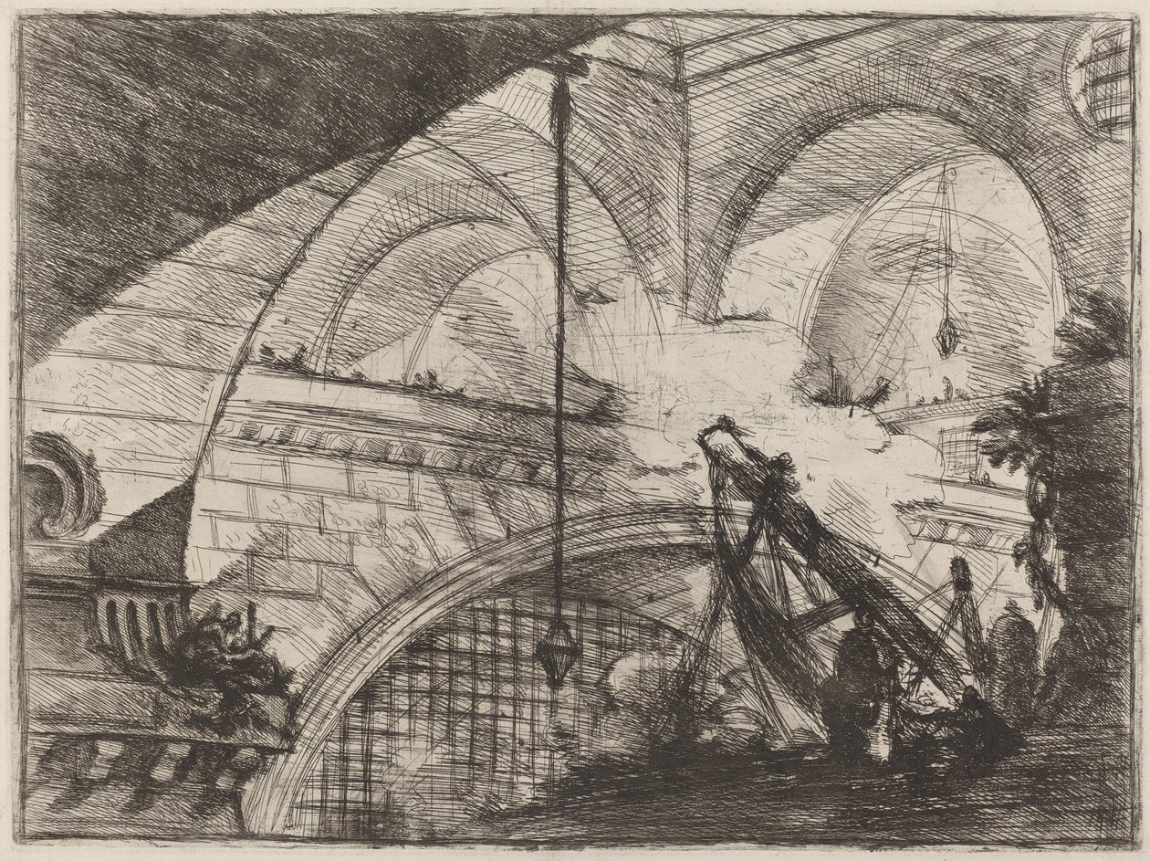 Oblouk s mušlí Ornament od Giovanni Battista Piranesi