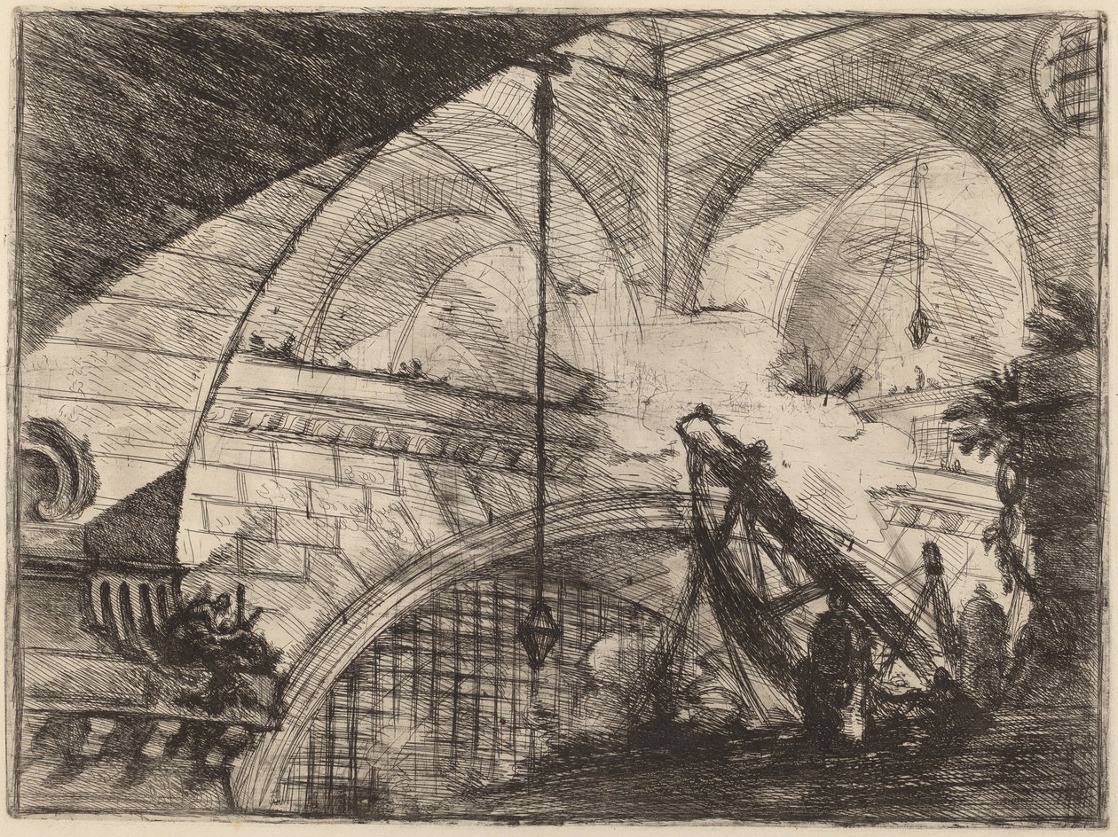 Oblouk s mušlí Ornament od Giovanni Battista Piranesi