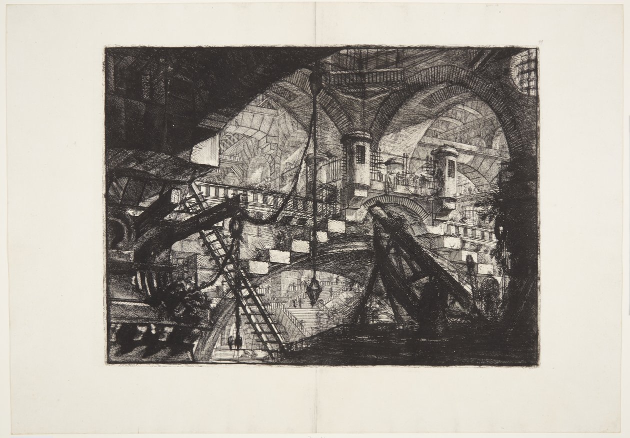 Oblouk s mušlí Ornament od Giovanni Battista Piranesi