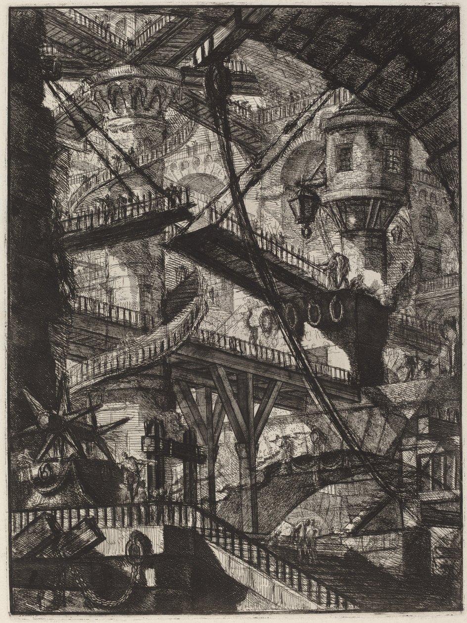 Padací most od Giovanni Battista Piranesi