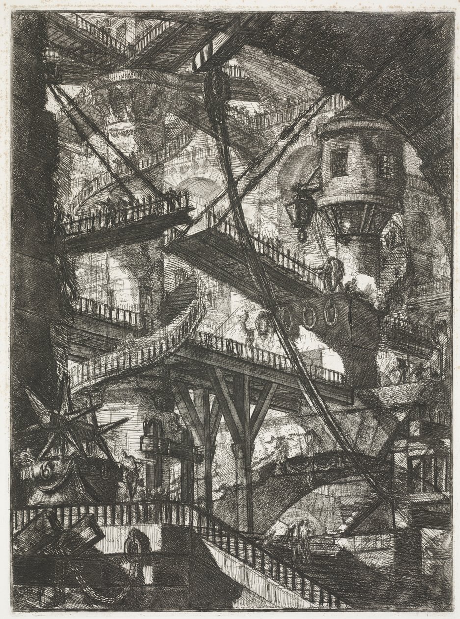 Padací most od Giovanni Battista Piranesi