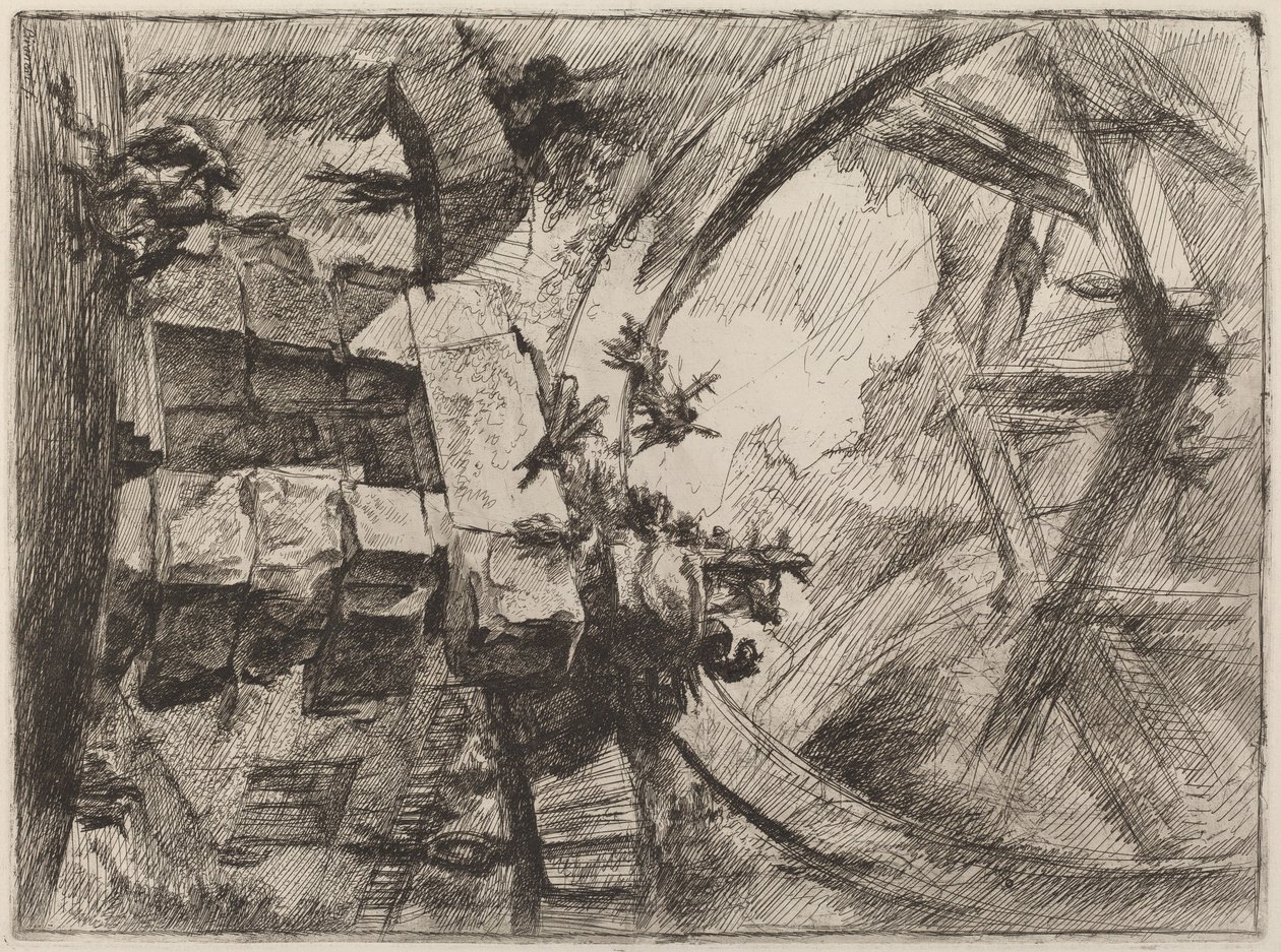 Obří kolo od Giovanni Battista Piranesi