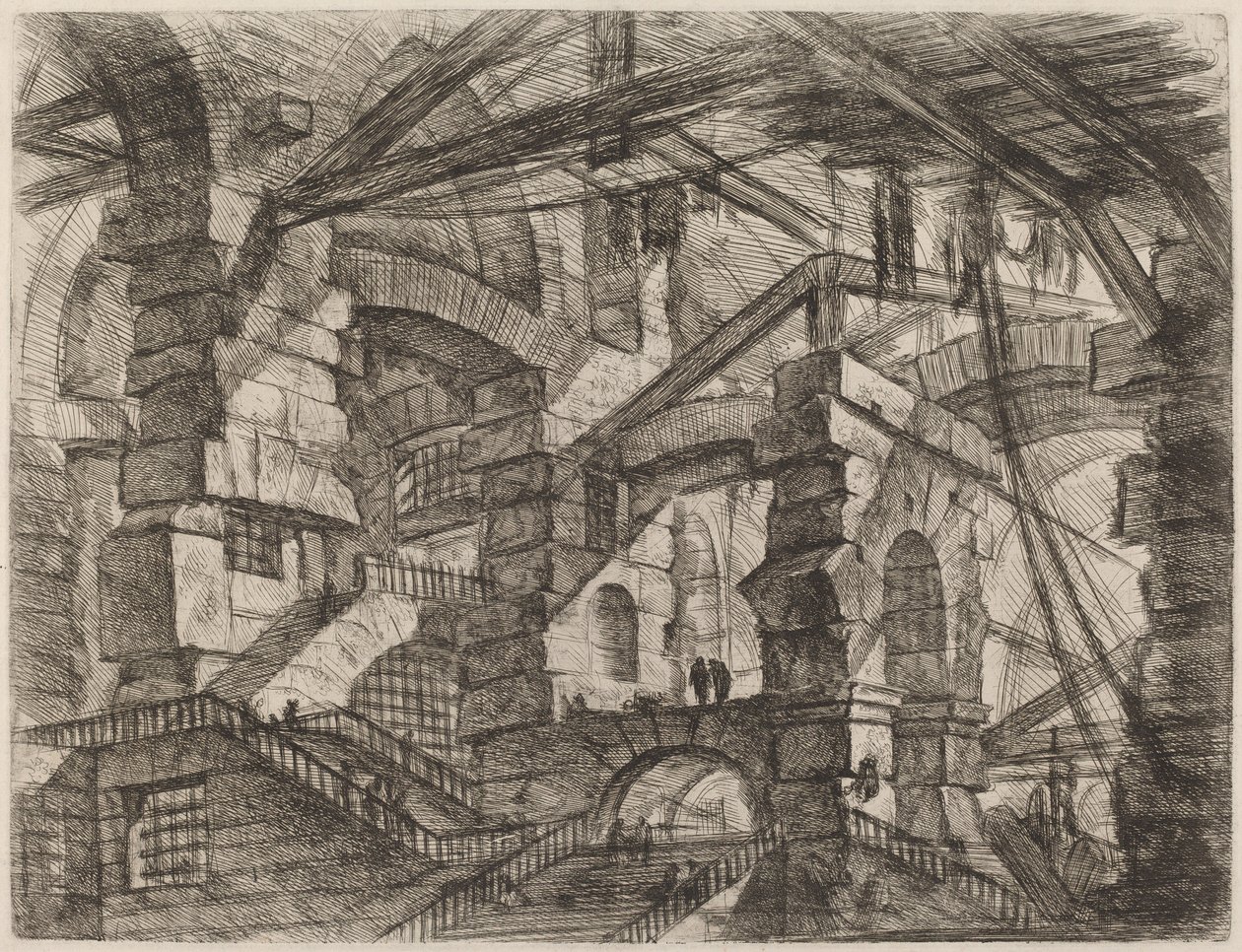 Gotický oblouk od Giovanni Battista Piranesi