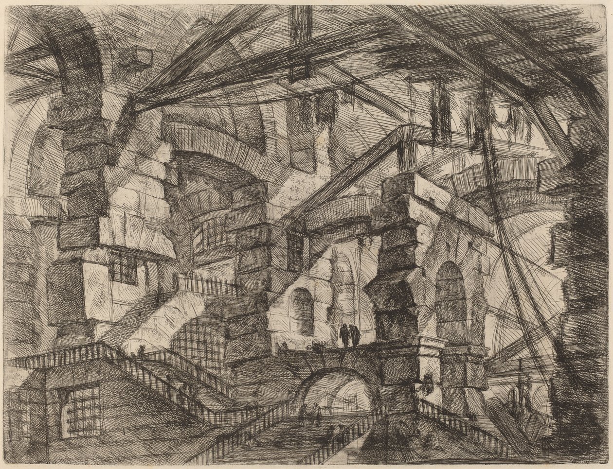 Gotický oblouk od Giovanni Battista Piranesi