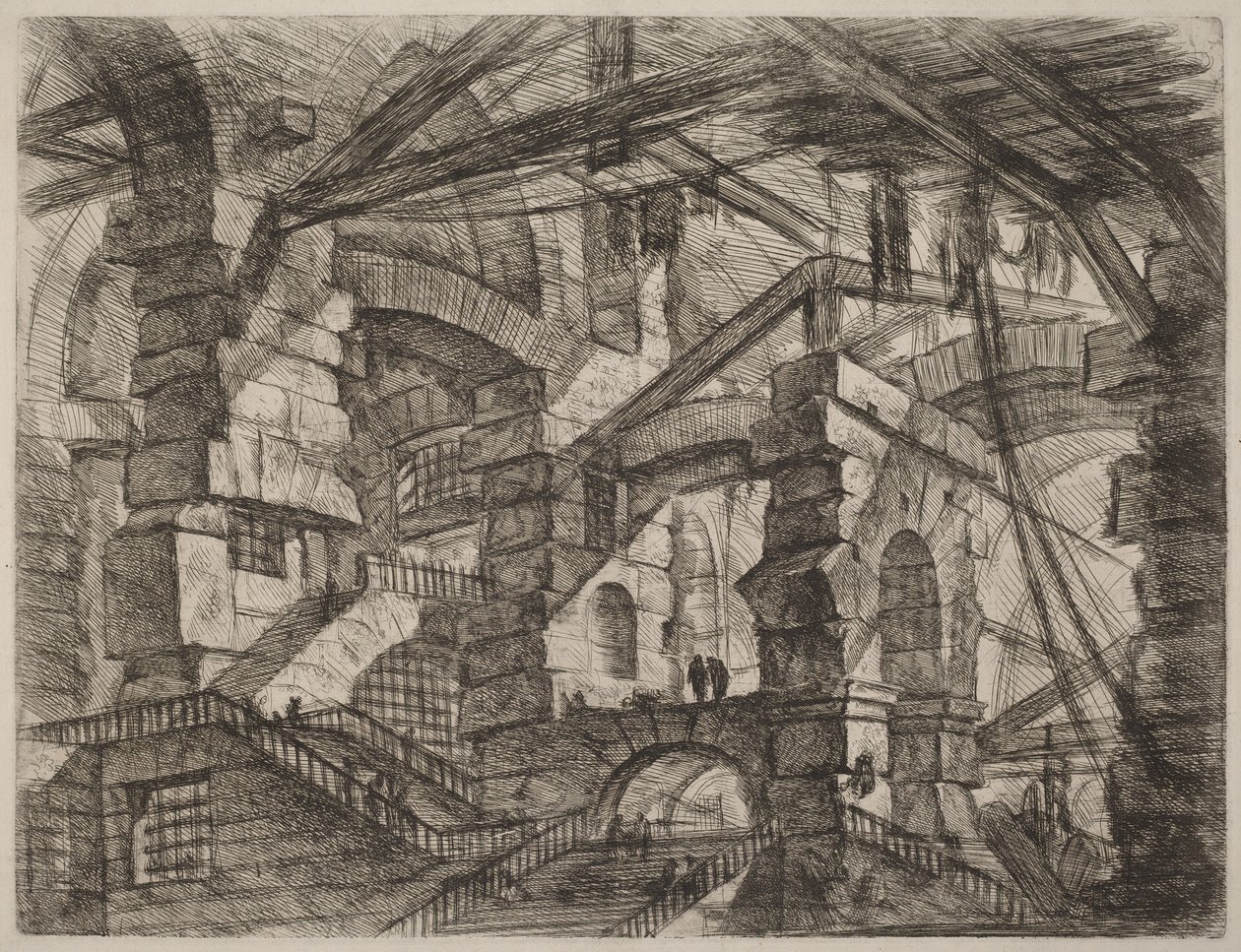 Gotický oblouk od Giovanni Battista Piranesi