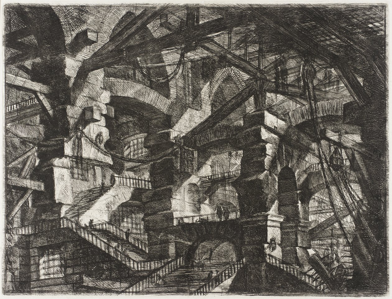 Gotický oblouk od Giovanni Battista Piranesi