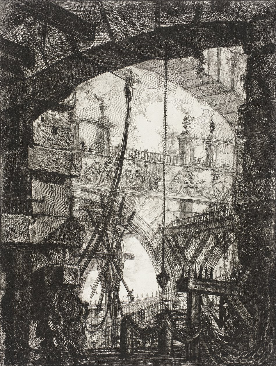 Velké náměstí od Giovanni Battista Piranesi