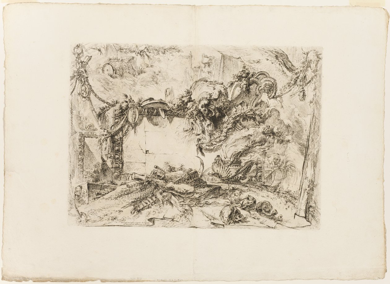 Monumentální deska od Giovanni Battista Piranesi