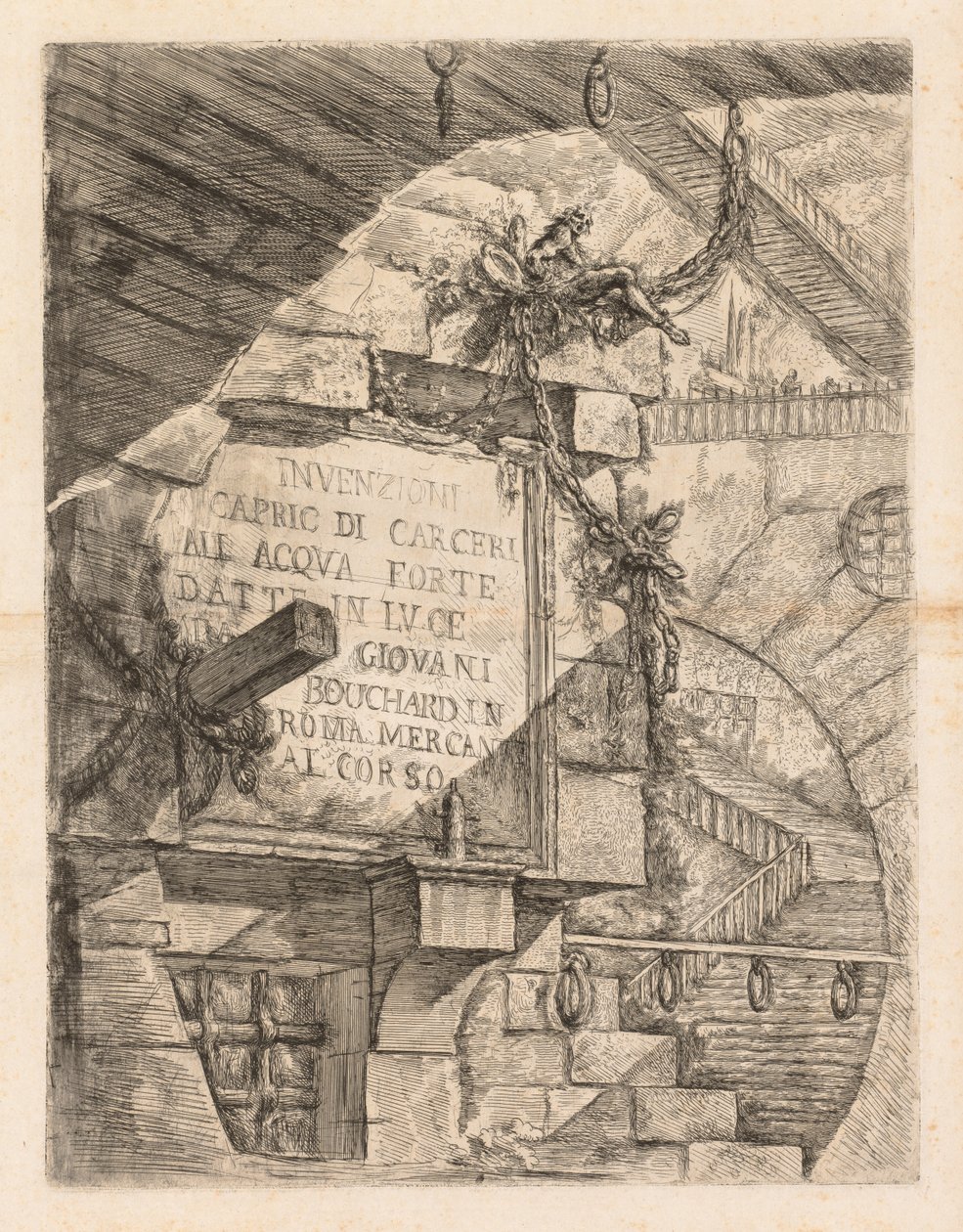 Věznice od Giovanni Battista Piranesi